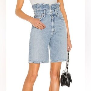 Lettuce Waistband Short in Revival AGOLDE